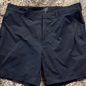 J. Crew Men's Dark Blue Flat Front Shorts
